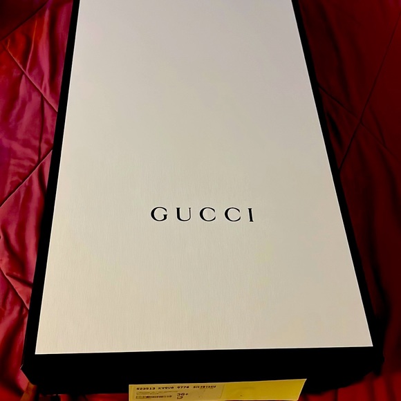 Gucci Shoes - Gucci Over-the-Knee Boots GG Logo Canvas